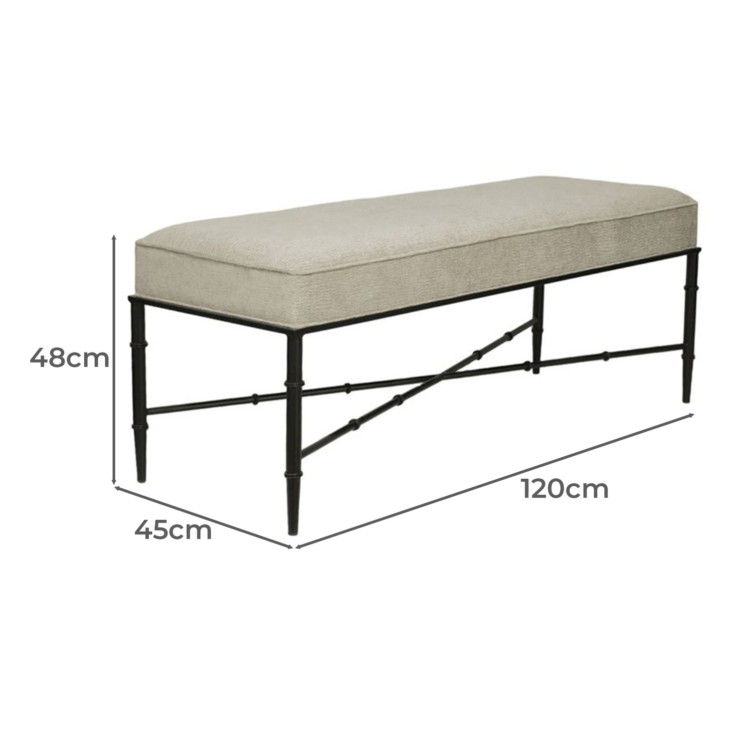 Bridgeton Upholstered Ottoman Bench
