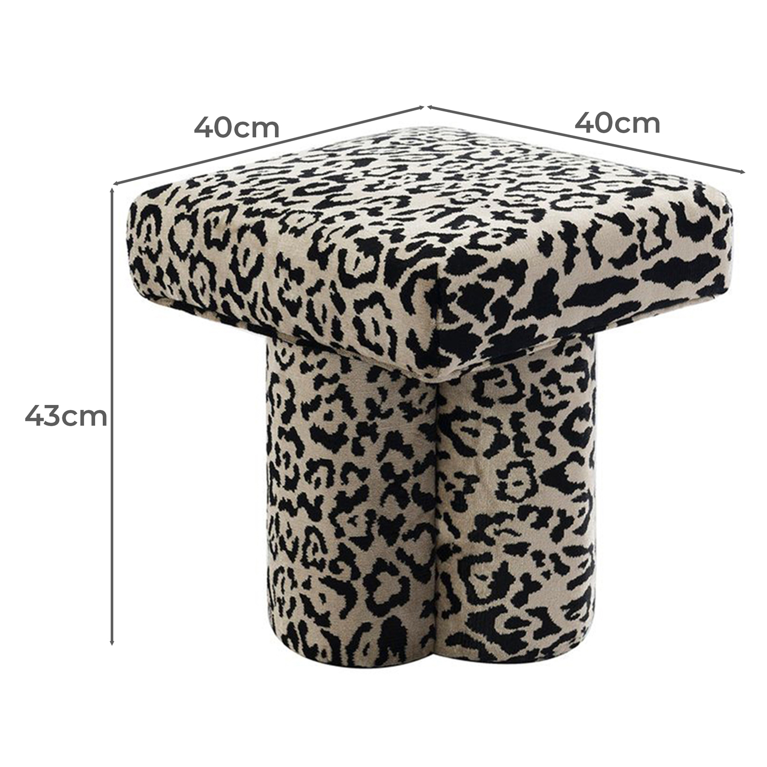 Harwich Chenille Accent Stool