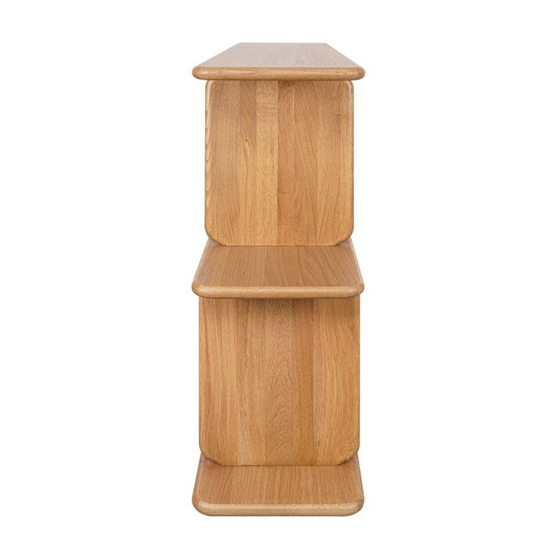 Aspen 3 Tier Oak Wood Shelving Unit