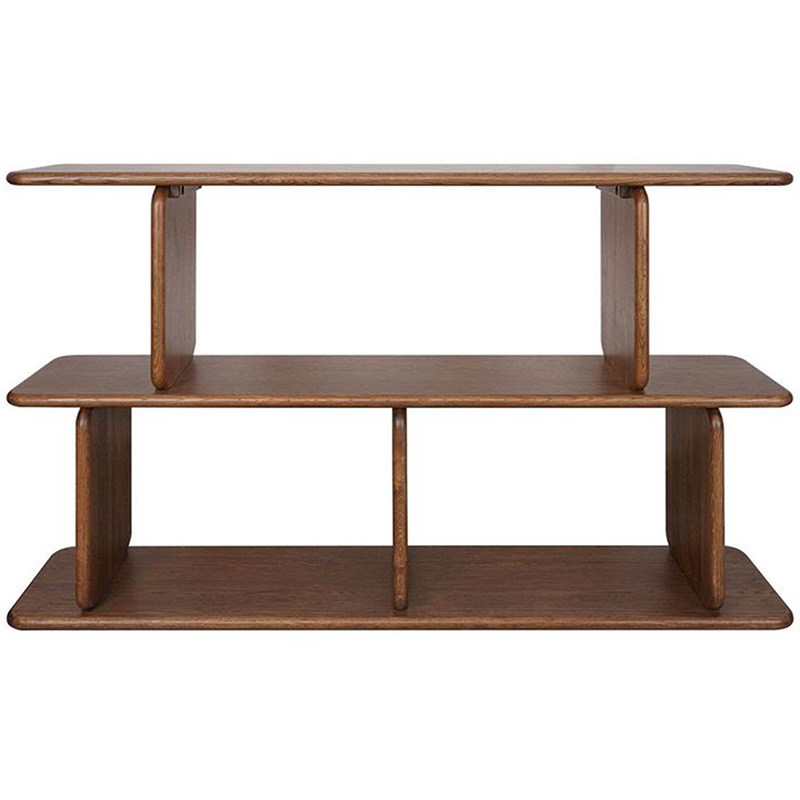 Aspen 3 Tier Oak Wood Shelving Unit