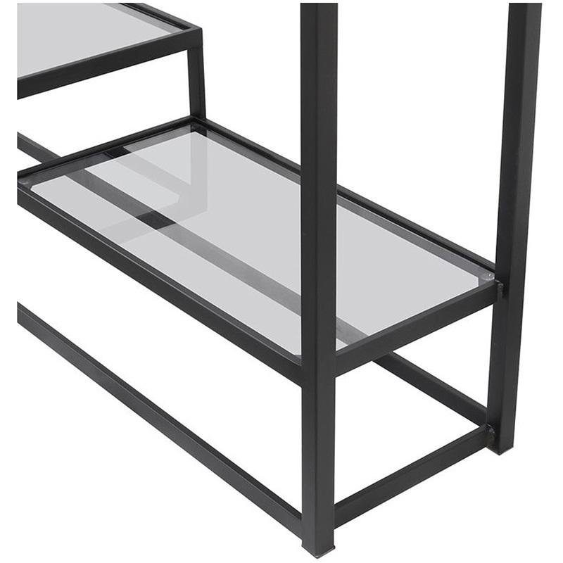 Sterling Iron & Glass Shelving Unit