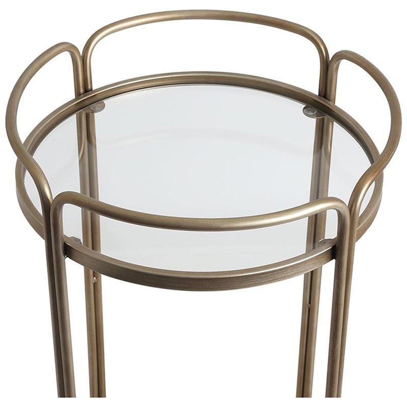 Wyatt Round Bar Cart