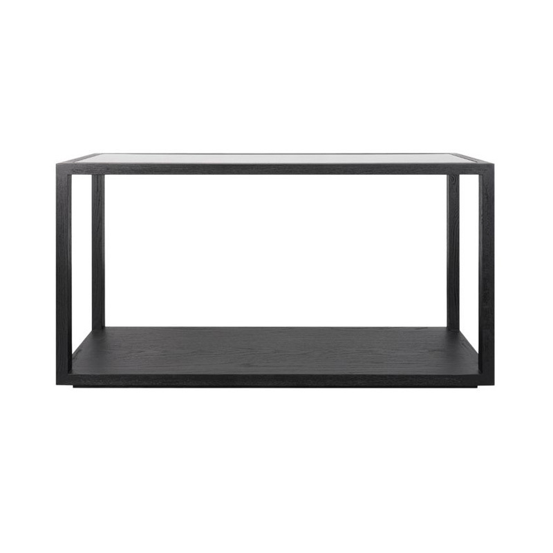 Parker Oak Wood & Glass Console Table