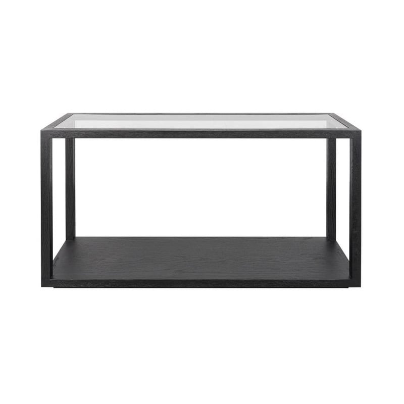 Parker Oak Wood & Glass Console Table