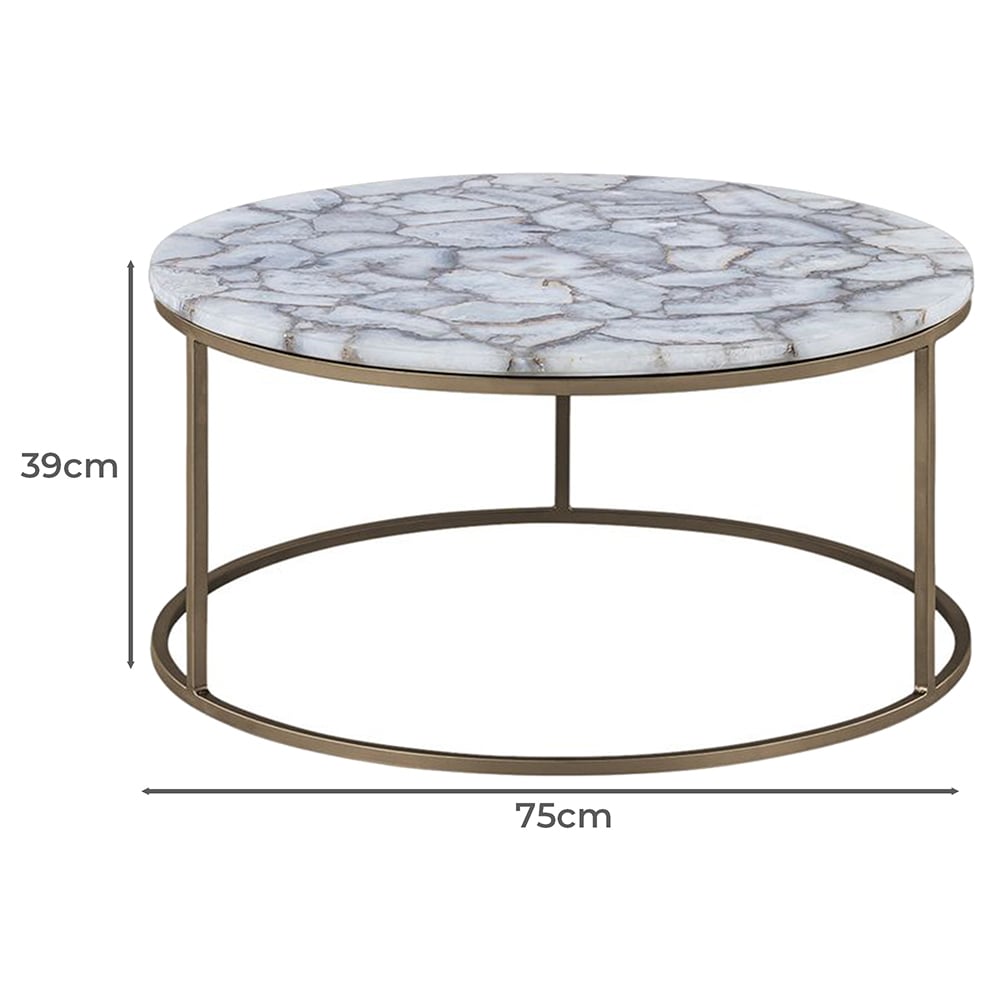 Farah Agate Coffee Table