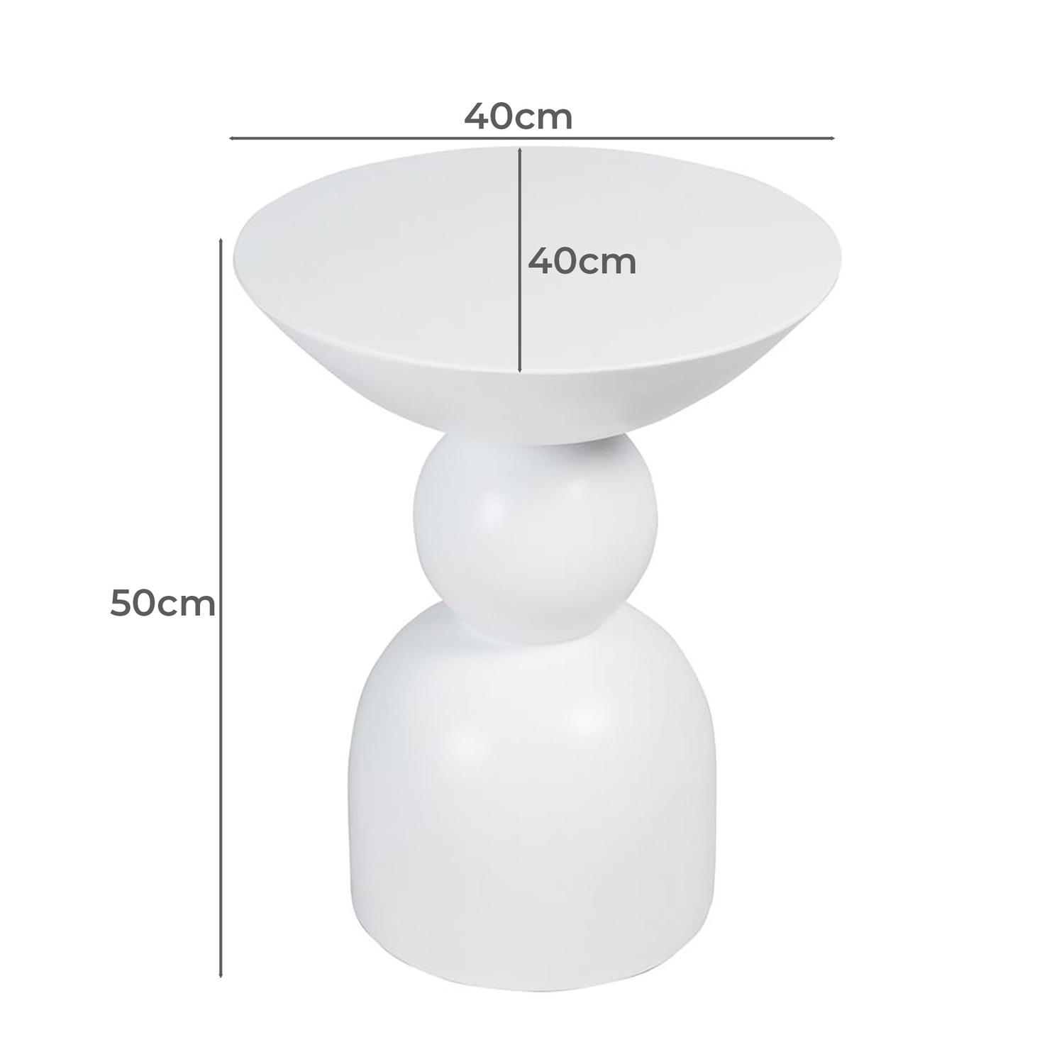 Damien Concrete Side Table