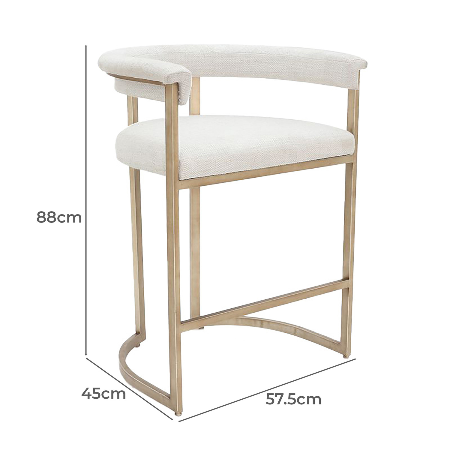 68cm Jody Upholstered Bar Stool