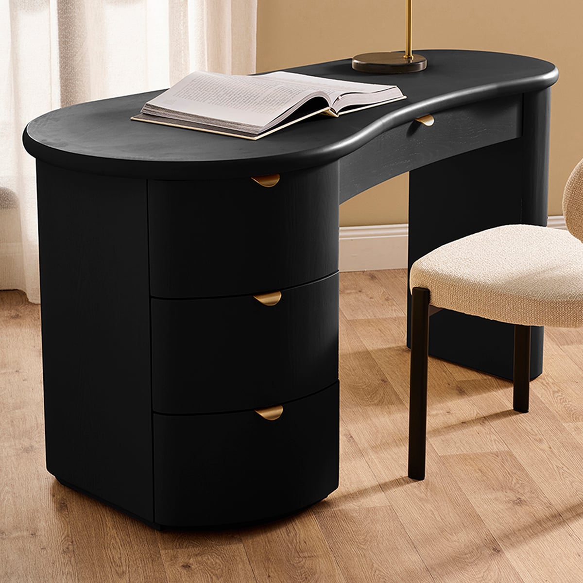 Lanie 4 Drawer Computer Desk