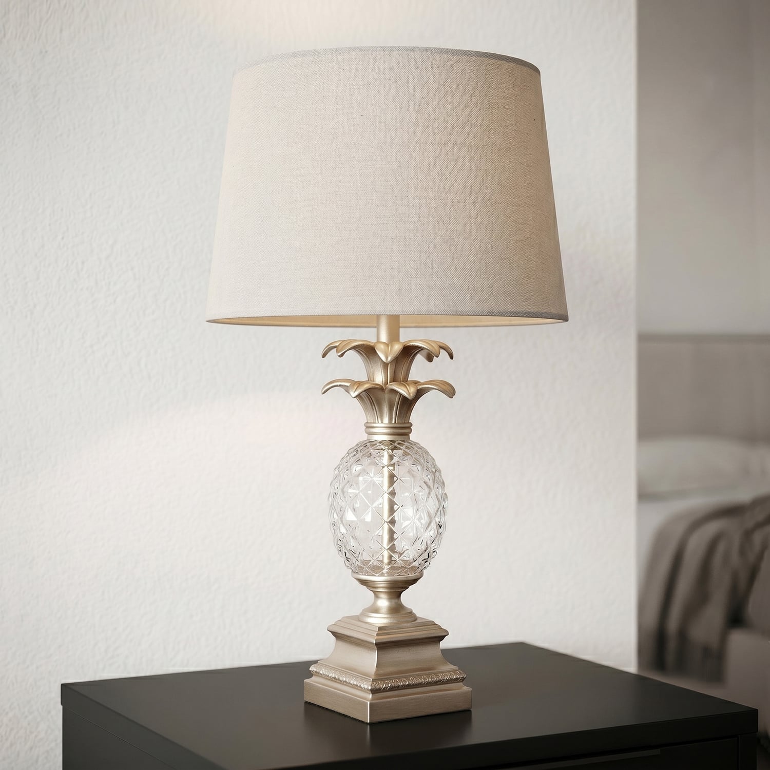 Coco Resin & Fabric Table Lamp