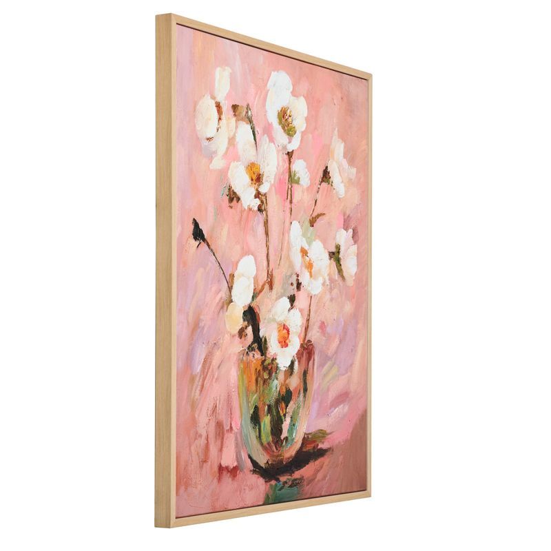 Faded Flora Canvas Wall Art