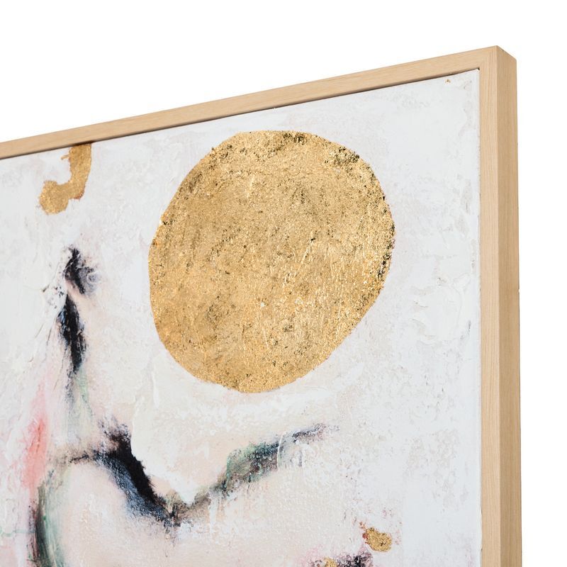 Golden Moon Canvas Wall Art