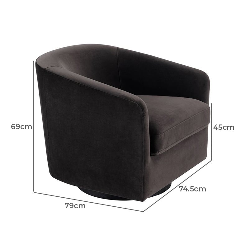 Rachel Velvet Armchair