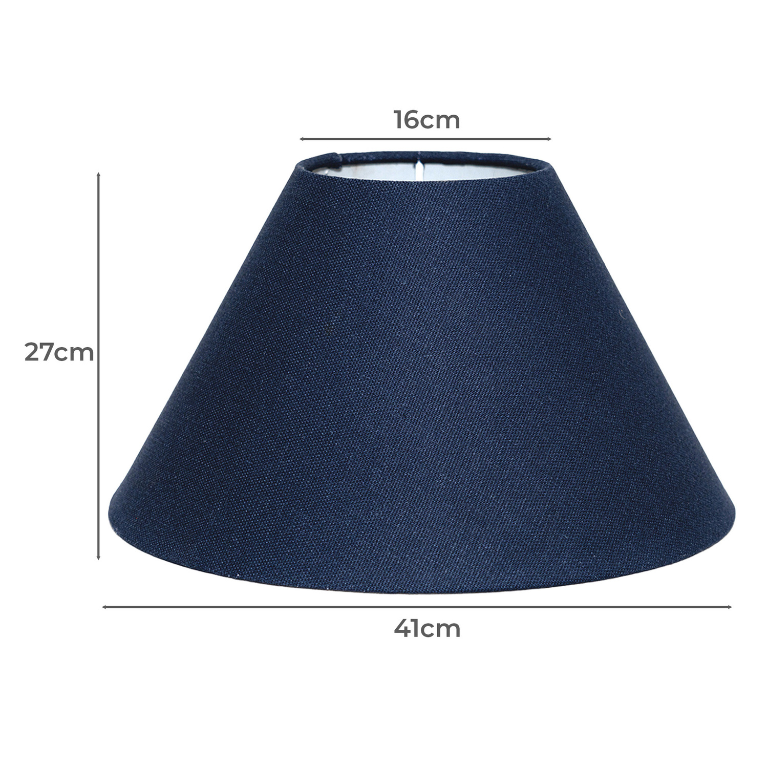 Lyla Navy Fabric Lamp Shade