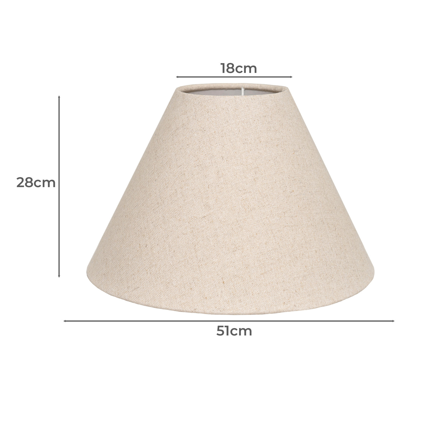 Lyla Natural Fabric Lamp Shade