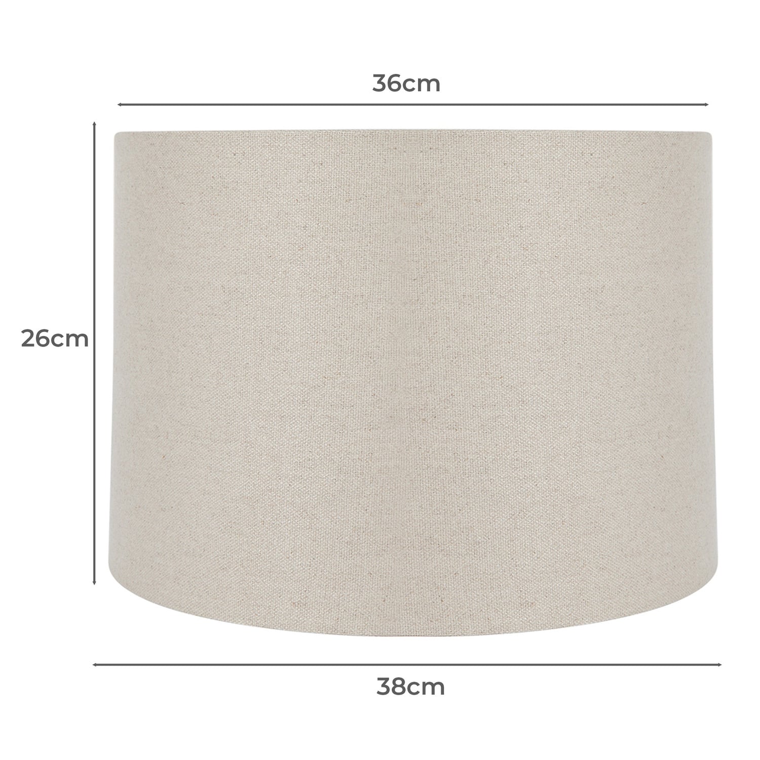 Sharla Beige Linen Lamp Shade