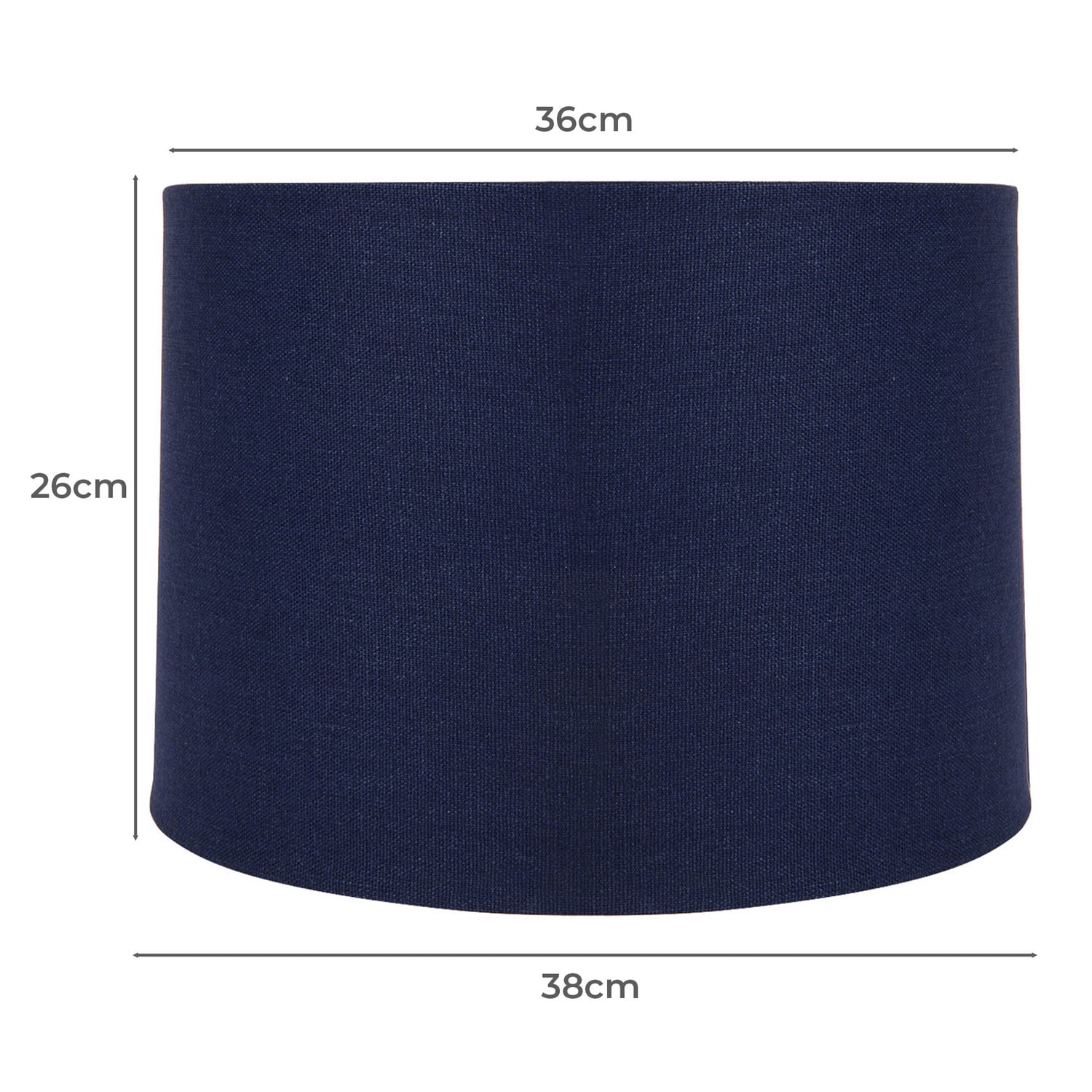 Sharla Navy Linen Lamp Shade
