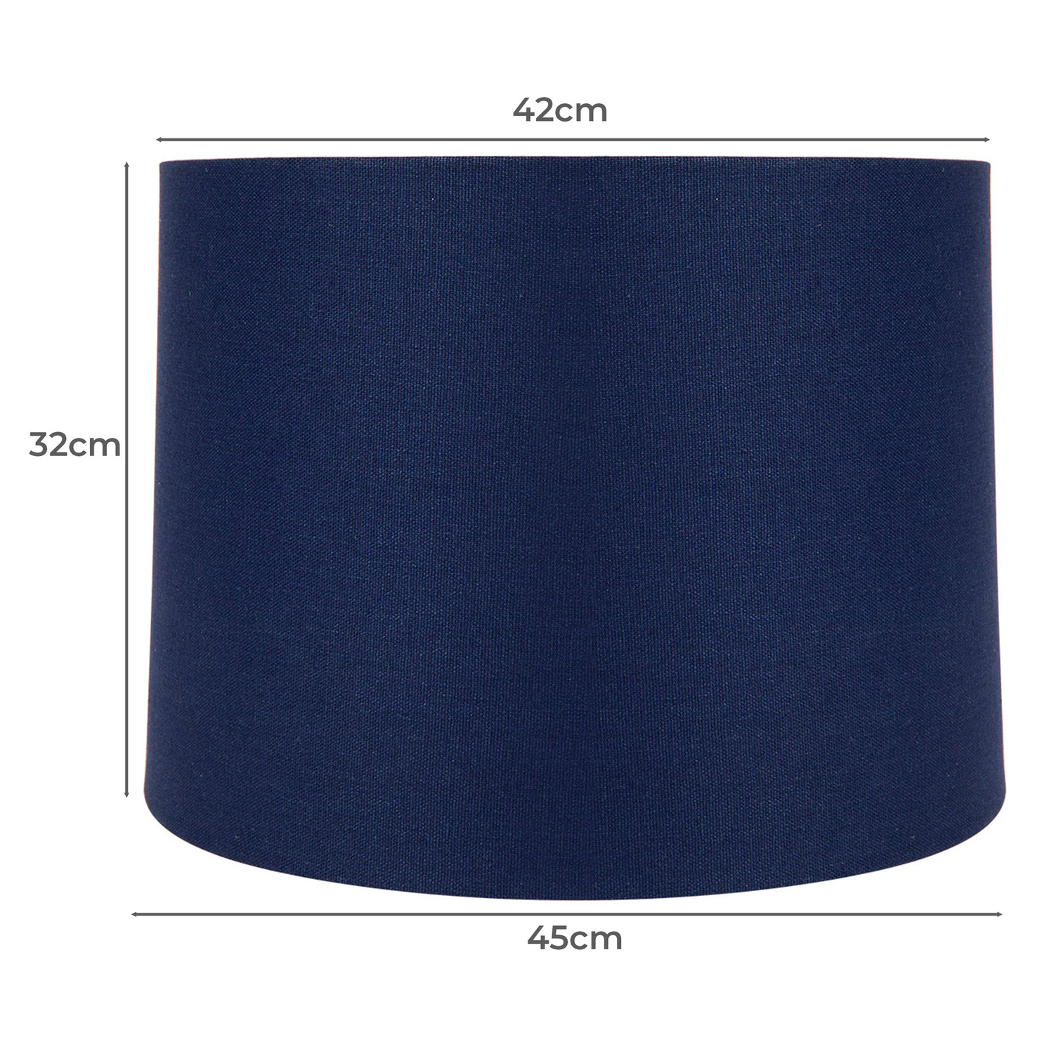 Sharla Black Linen Lamp Shade