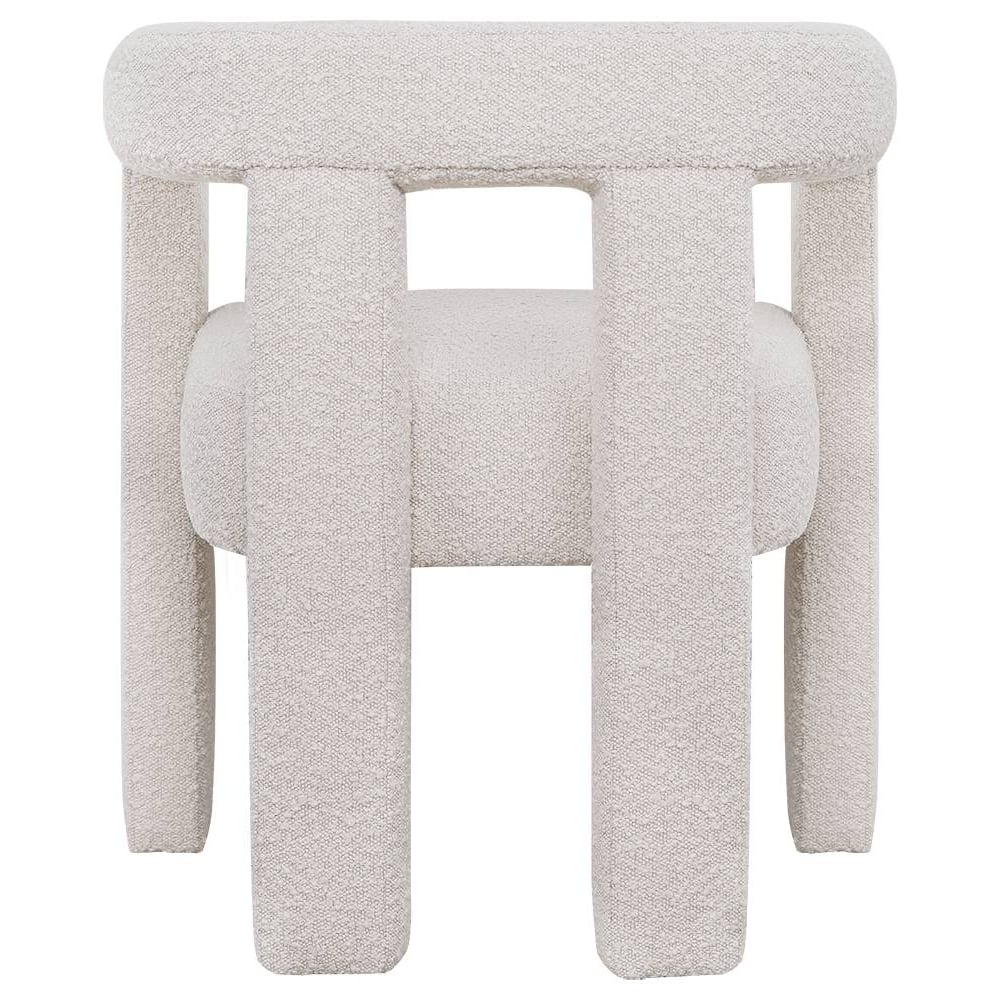 Ivory Elro Boucle Armchair