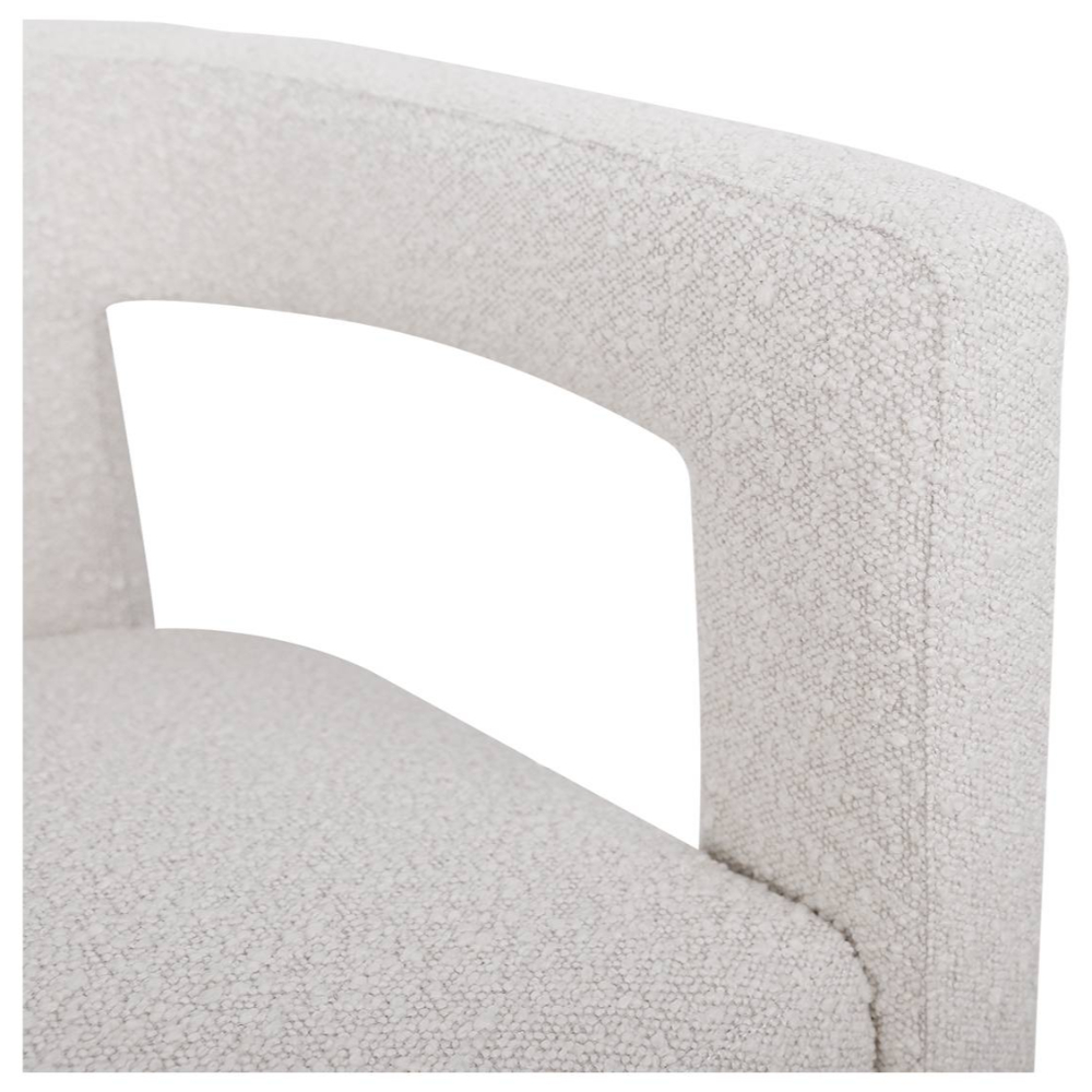 Ivory Elro 2 Seater Boucle Sofa