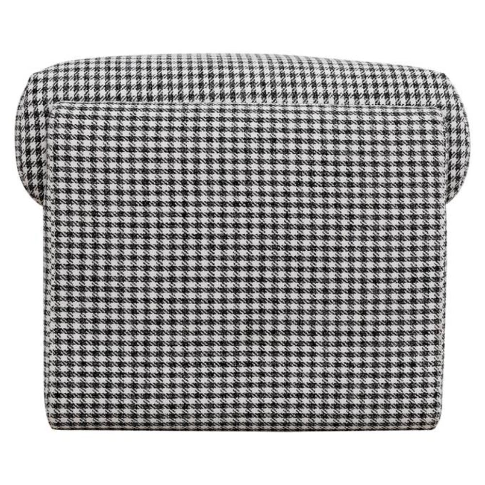 Black & White Varo Ottoman Bench