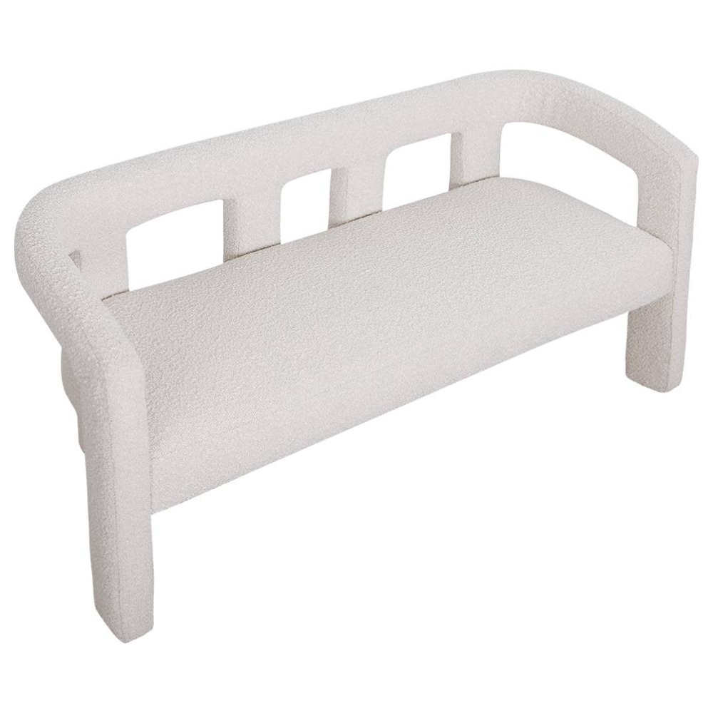 Ivory Elro 2 Seater Boucle Sofa