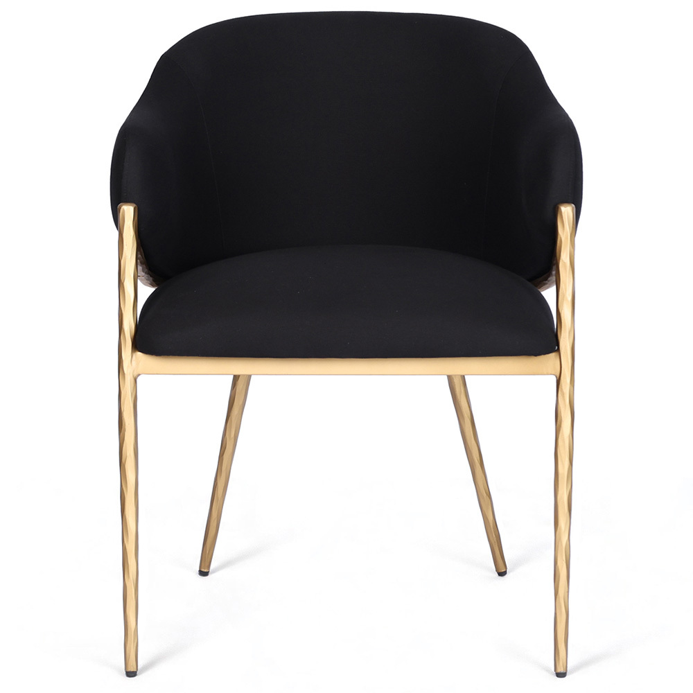 Heston Cotton & Linen Dining Chair with Arms