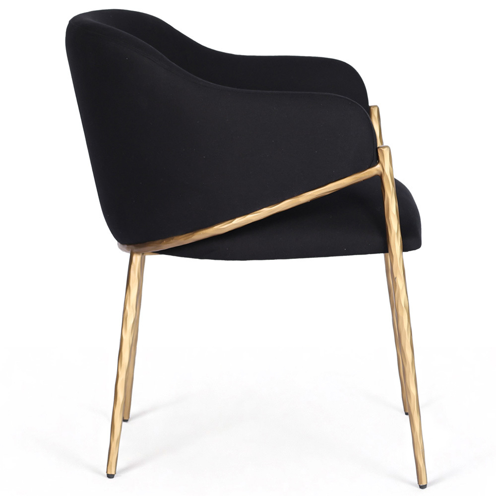 Heston Cotton & Linen Dining Chair with Arms