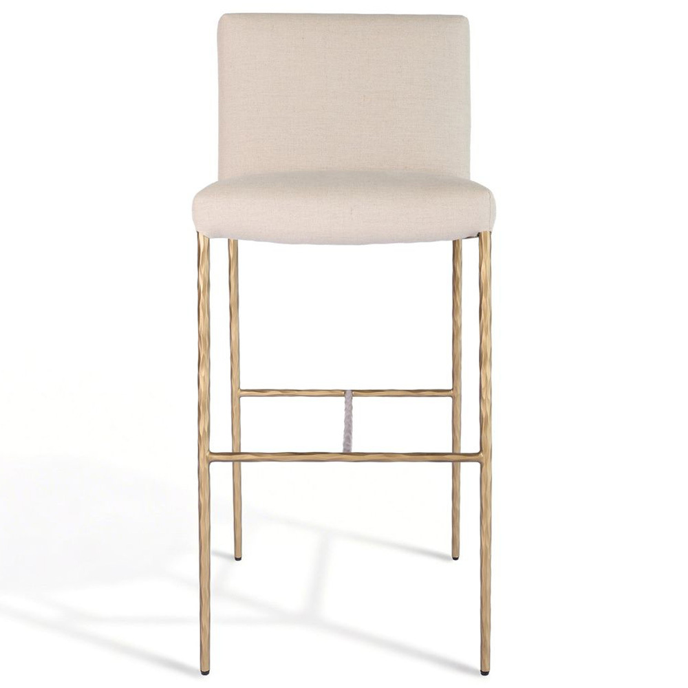 75cm Heston Linen Bar Stool