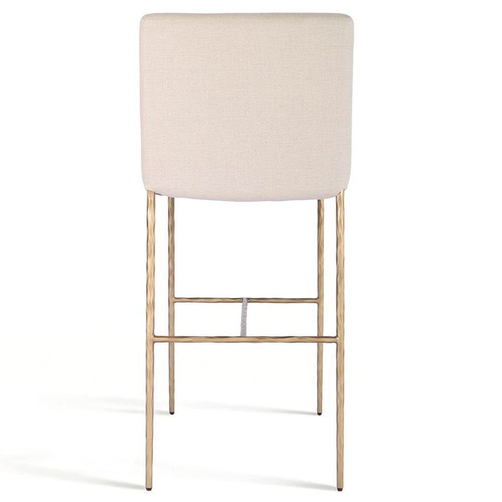 75cm Heston Linen Bar Stool