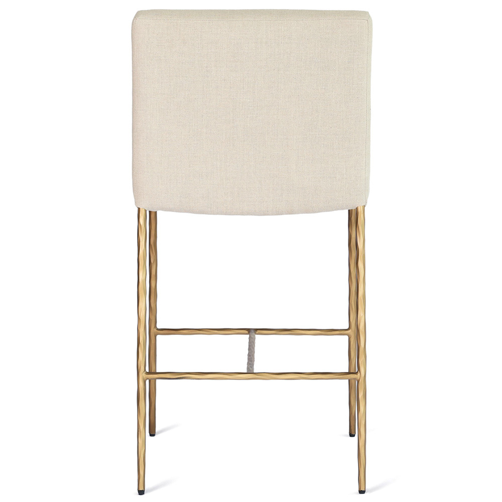 65cm Heston Linen Bar Stool