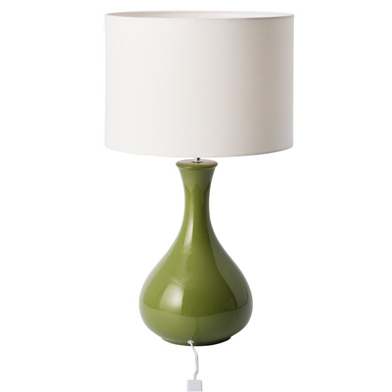 Vista Ceramic & Linen Table Lamp