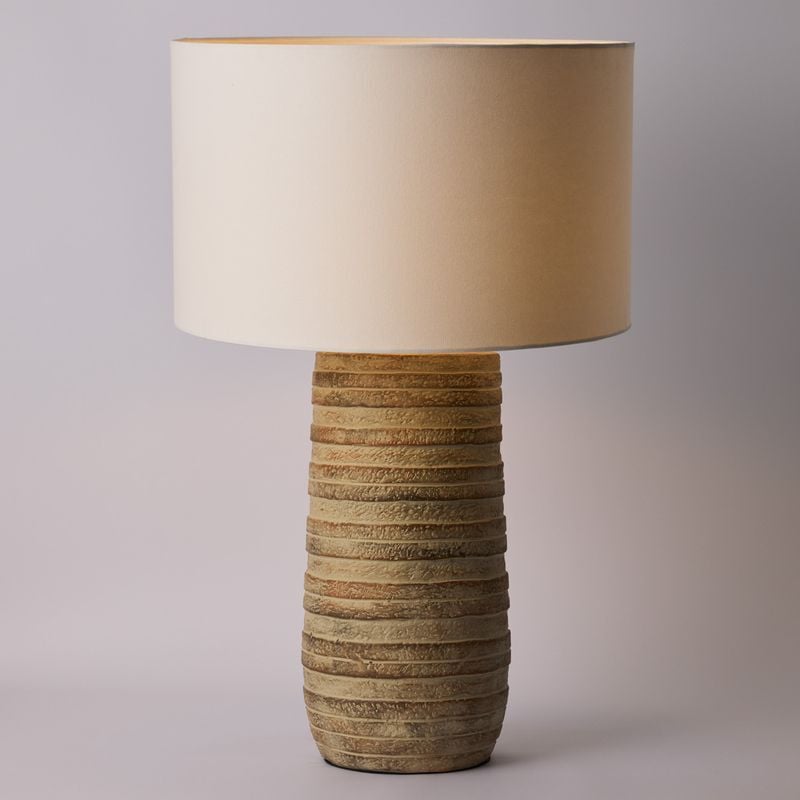 Delray Ceramic & Linen Table Lamp