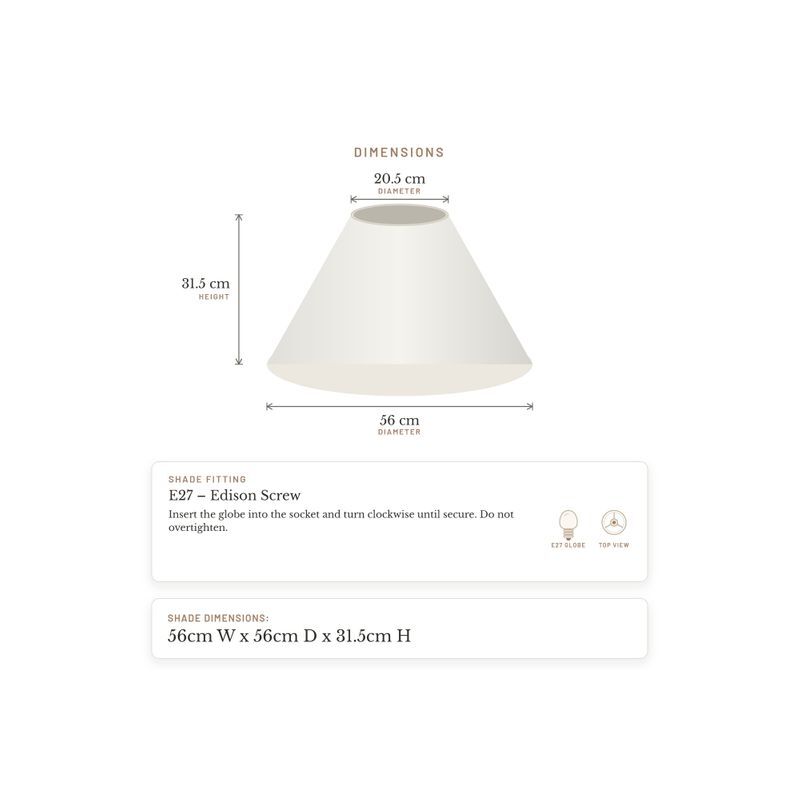 Reverie Empire Lamp Shade