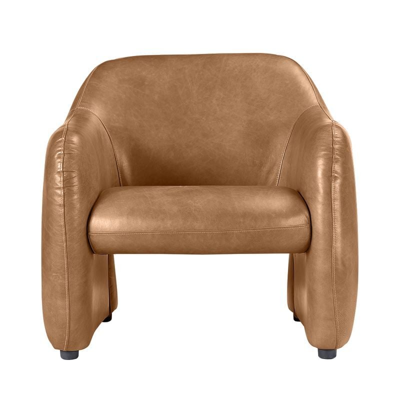 Philippa Cow Leather Armchair
