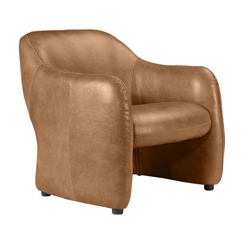 Philippa Cow Leather Armchair