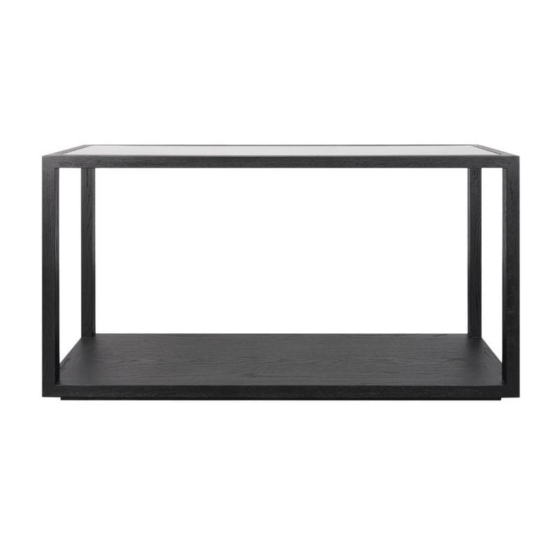 Parker Oak Wood & Glass Console Table