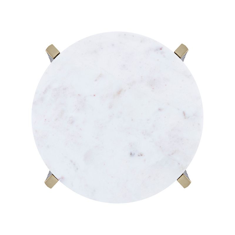2 Piece Reston Marble Nesting Side Table Set