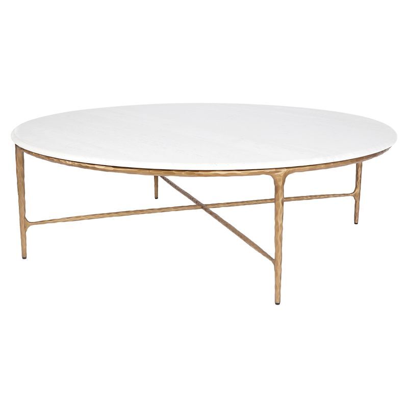 Heston Marble-Top Coffee Table