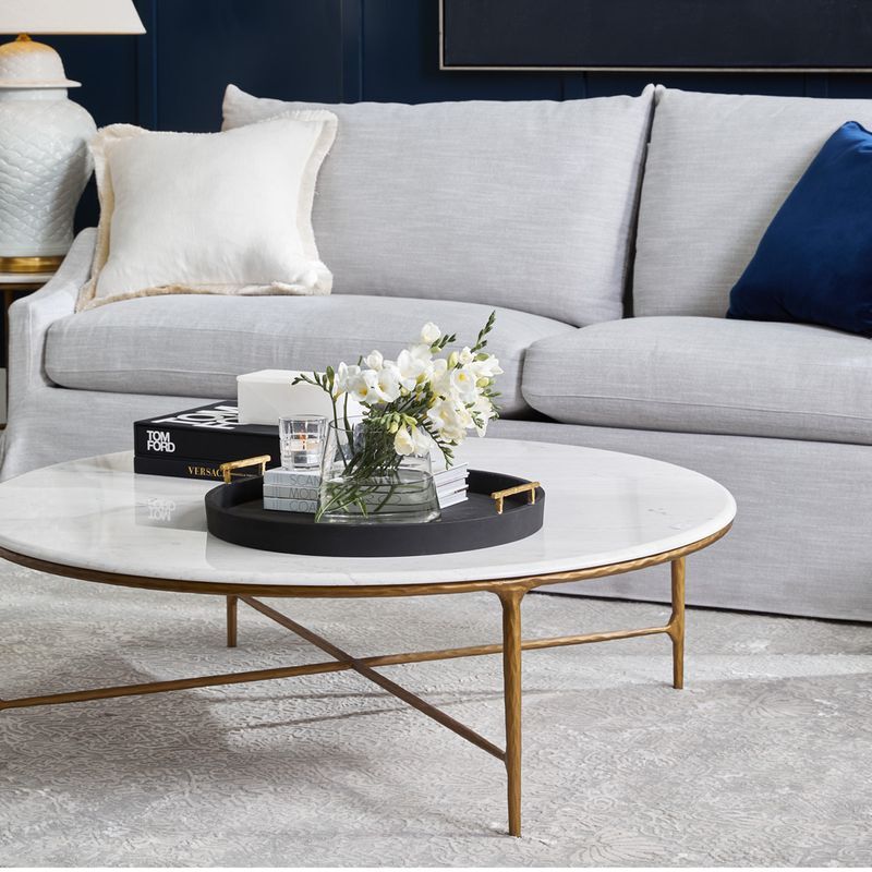 Heston Marble-Top Coffee Table