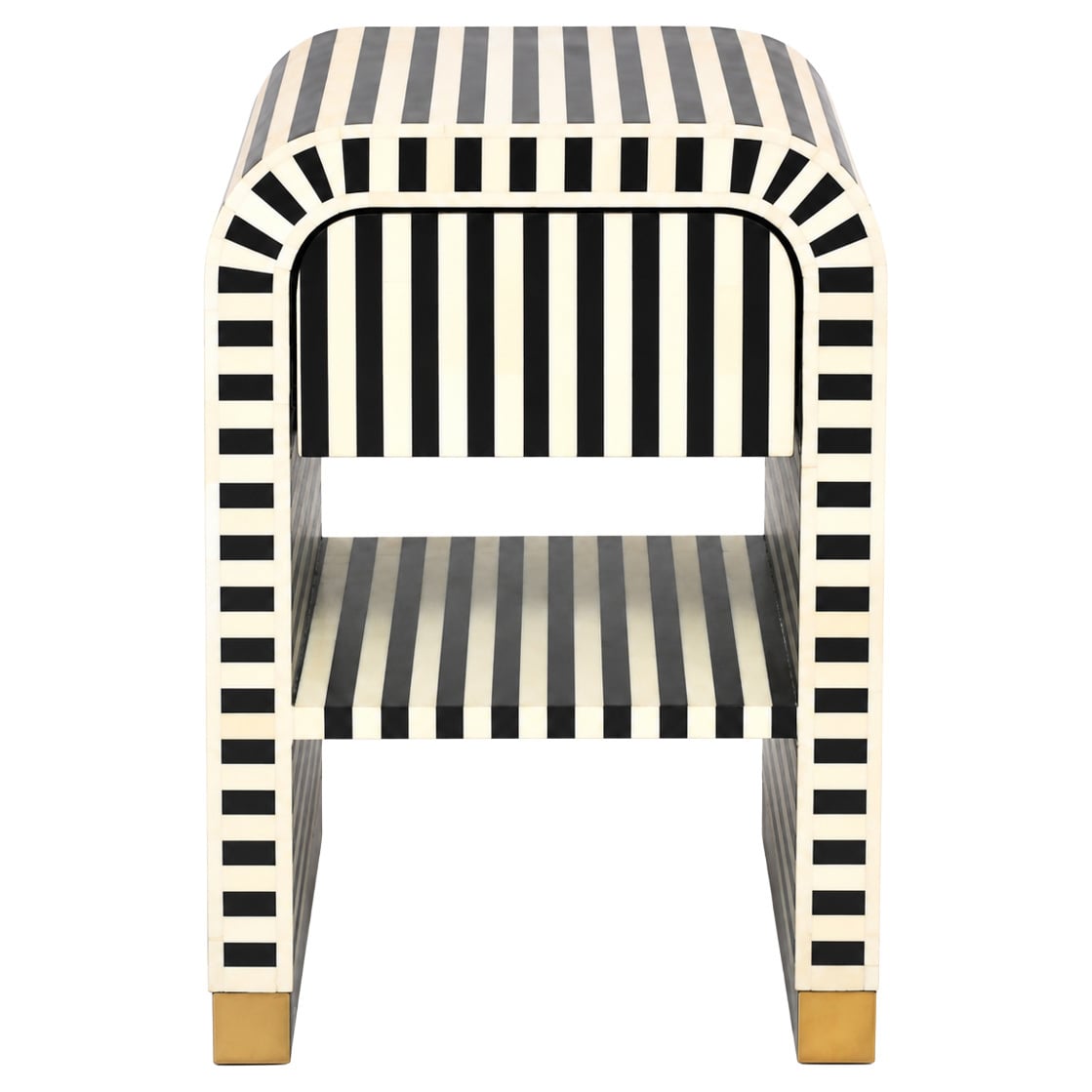 Black Janrey Bedside Table