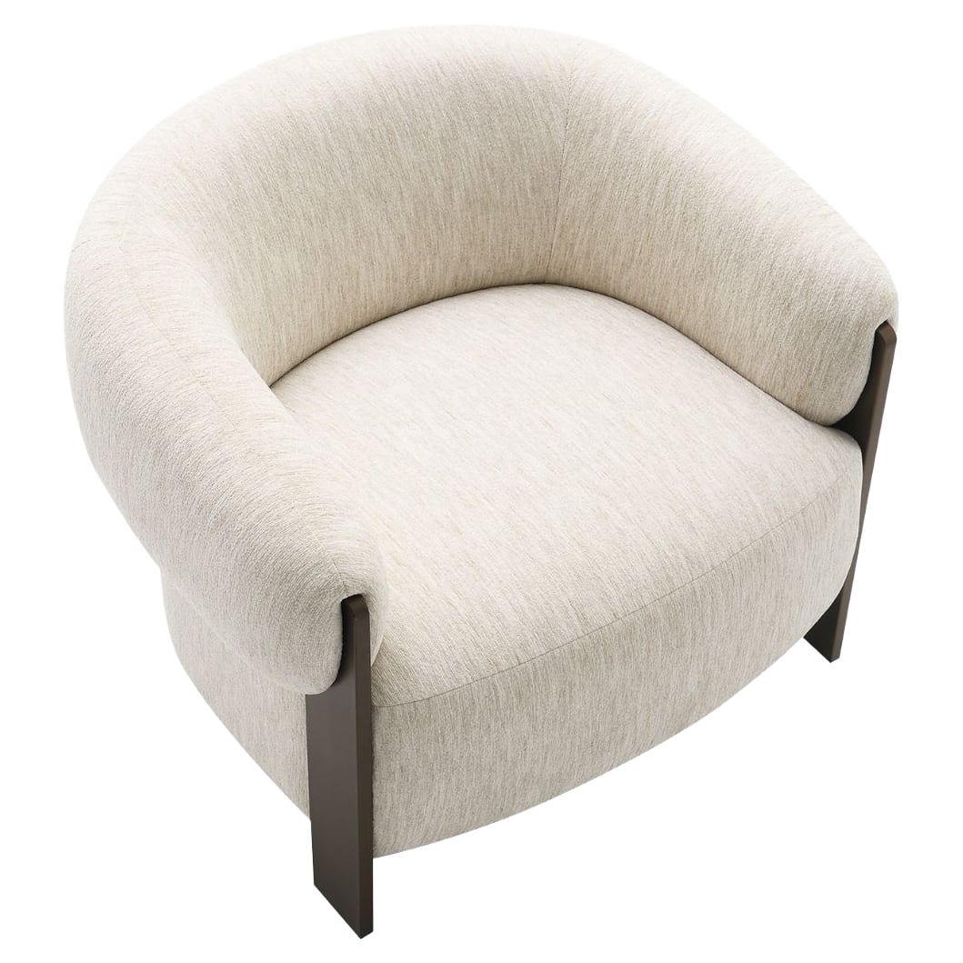 Ivory Jandrey Chenille Armchair