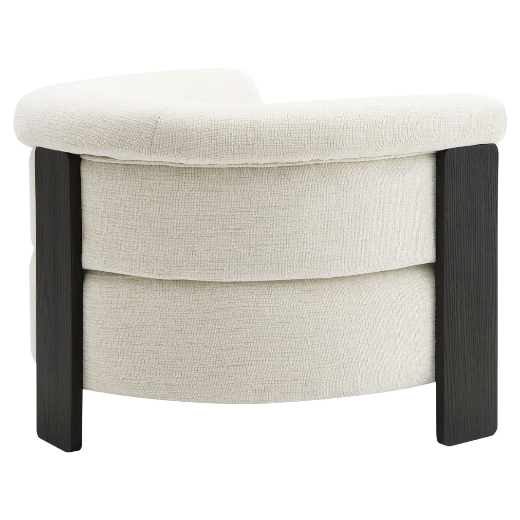 Ivory Jandrey Chenille Armchair
