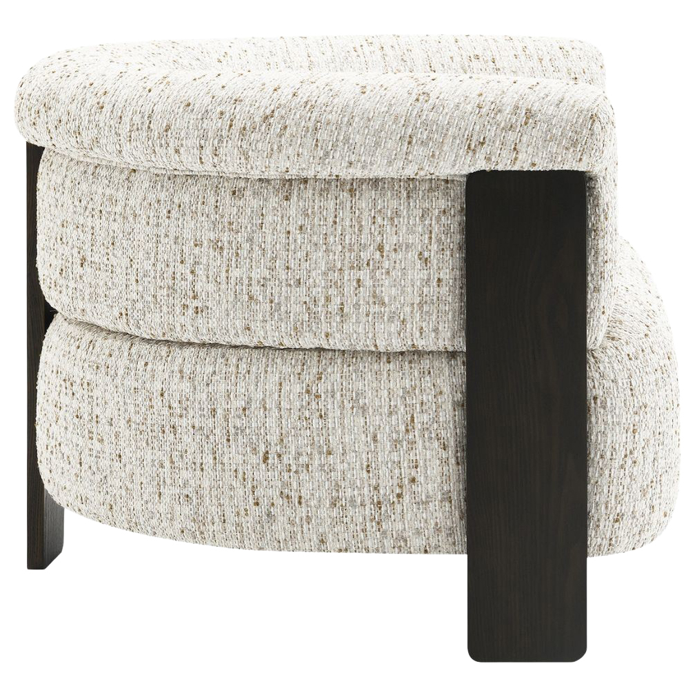 Taupe Jandrey Boucle Armchair