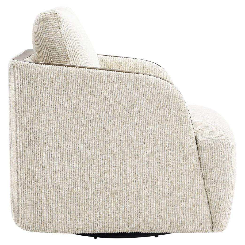 Cream Janrix Swivel Armchair