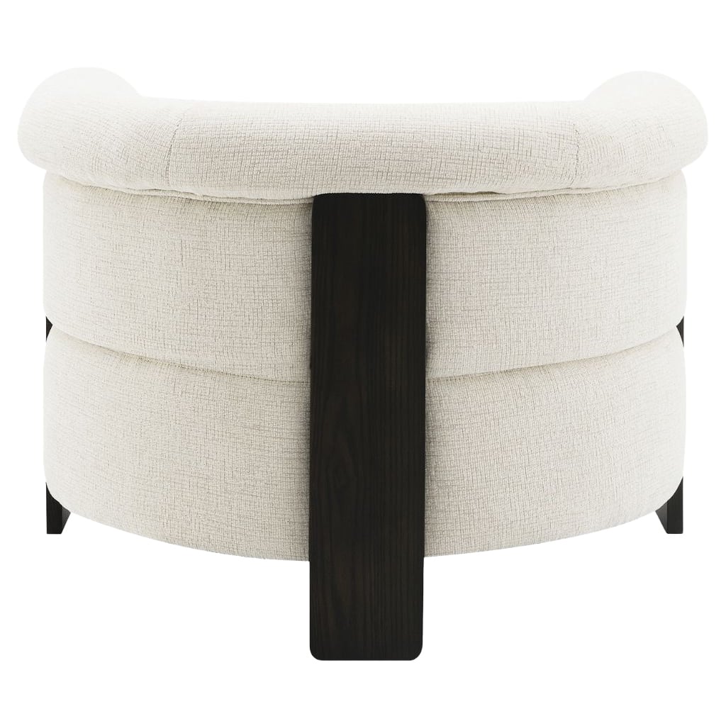 Ivory Jandrey Chenille Armchair