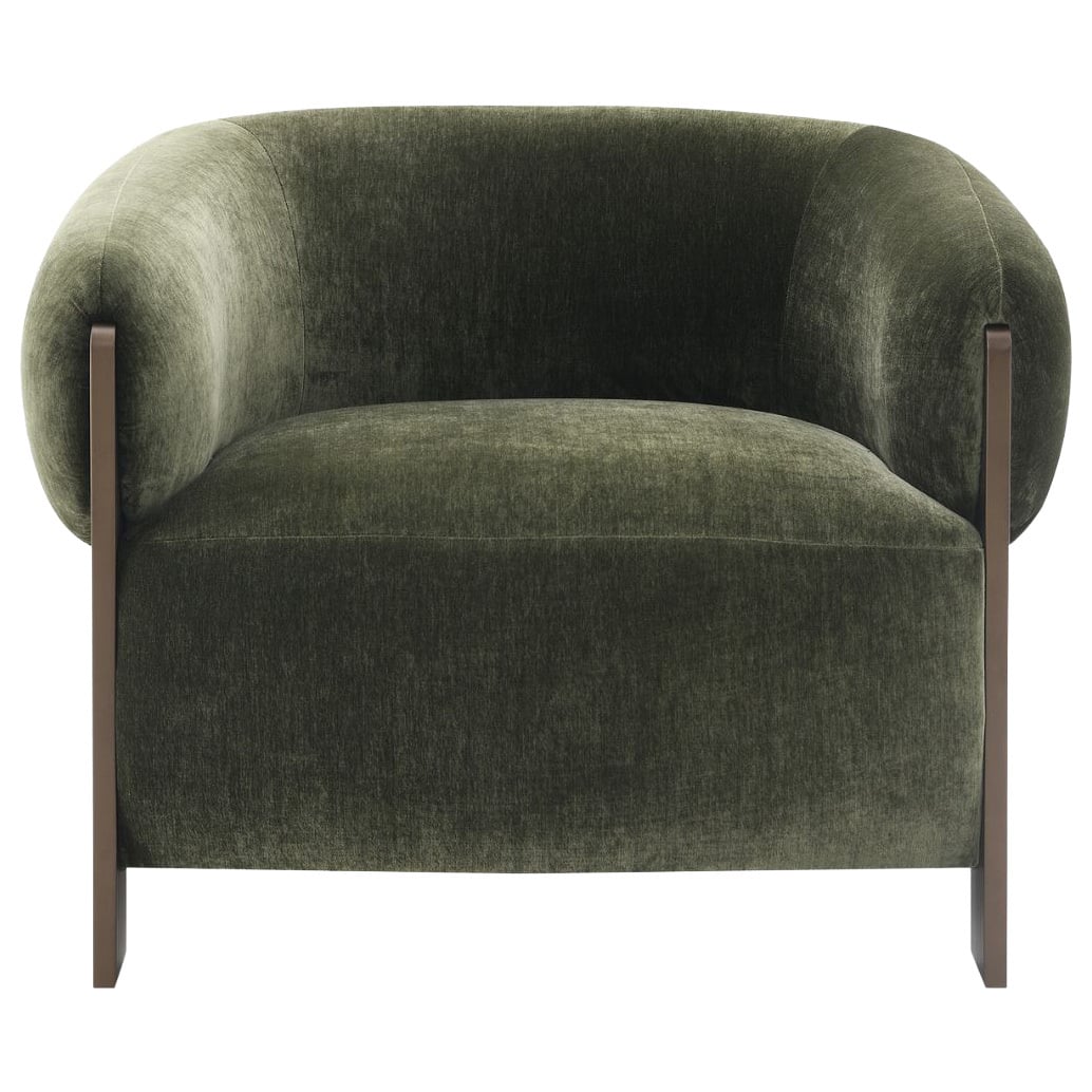 Moss Jimrel Velvet Armchair