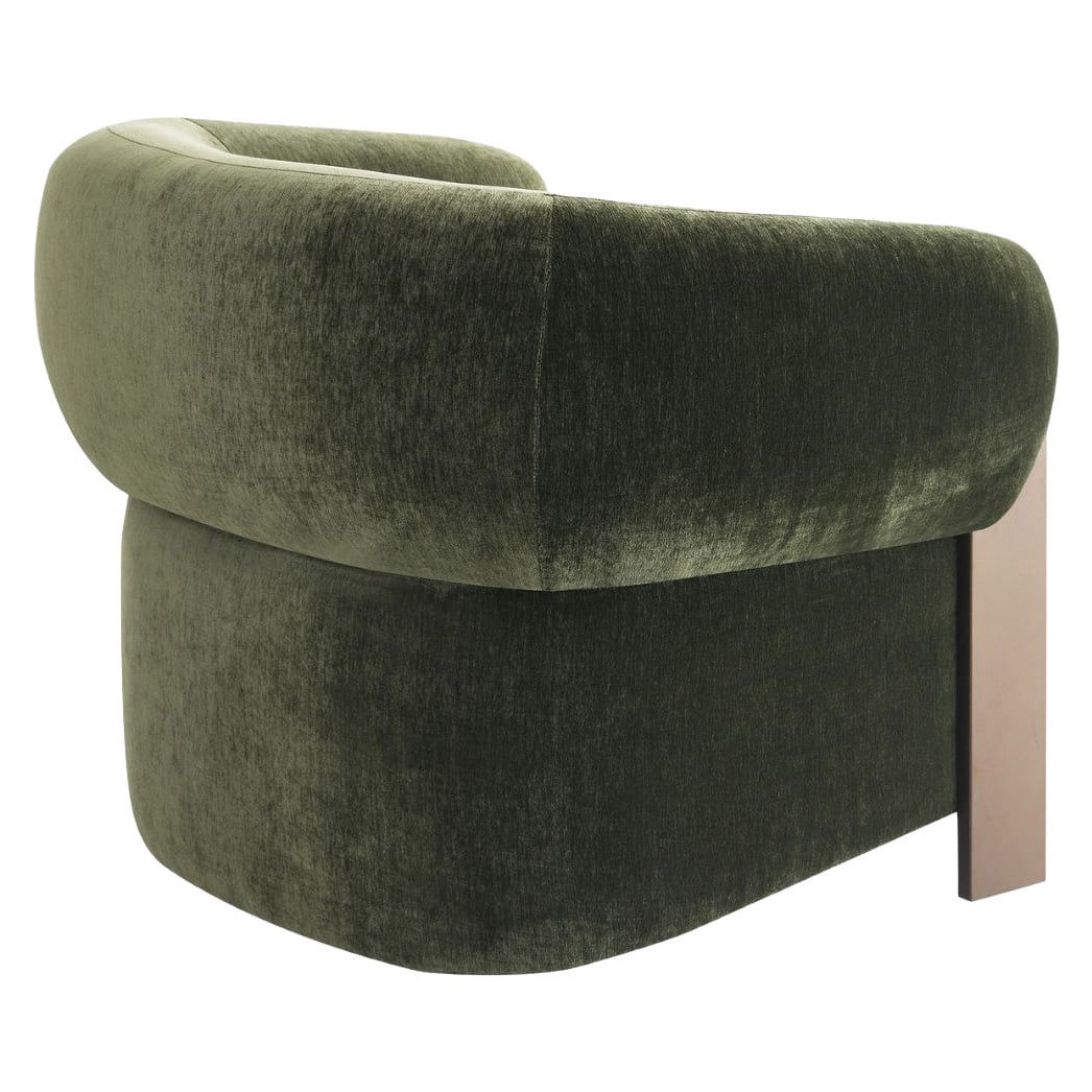 Moss Jimrel Velvet Armchair