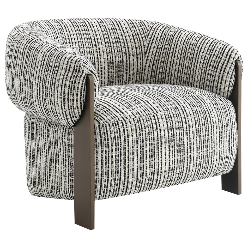Black & White Jimrel Armchair