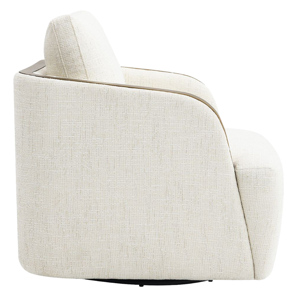 Ivory Janrix Swivel Armchair
