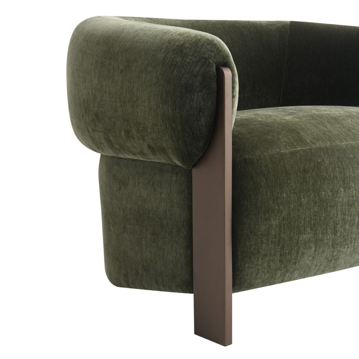 Moss Jimrel Velvet Armchair